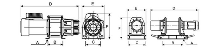 KDJ型電動卷揚機結(jié)構(gòu)尺寸圖片 KDJ型電動卷揚機結(jié)構(gòu)尺寸圖片