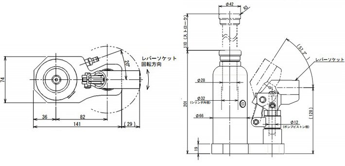 ED-40液壓千斤頂結構尺寸圖片 ED-40液壓千斤頂結構尺寸圖片