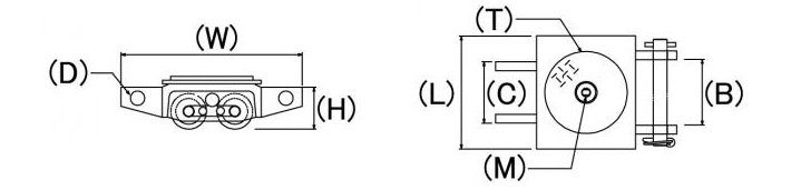 EAGLE鷹牌UWB型越障礙搬運小坦克結構尺寸圖片 EAGLE鷹牌UWB型越障礙搬運小坦克結構尺寸圖片