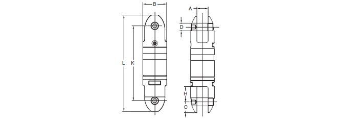 YOKE重力旋轉環—子彈式結構尺寸圖片