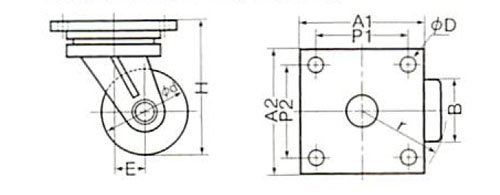 CF型TIRROLLER轉向搬運小坦克技術參數 CF型TIRROLLER轉向搬運小坦克技術參數