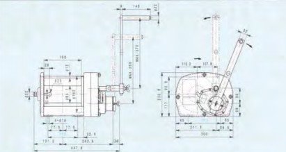 FUJI PW型手搖絞盤(pán)技術(shù)參數(shù)