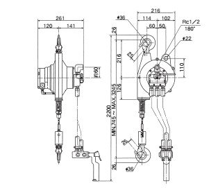 AH型遠藤氣動葫蘆技術參數 AH型遠藤氣動葫蘆技術參數