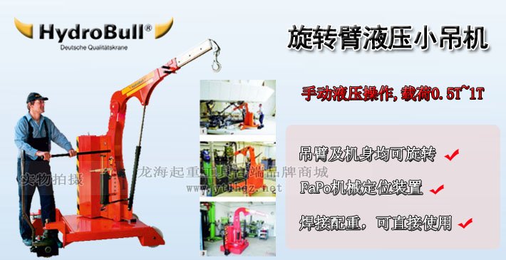 德國旋轉臂液壓小吊車