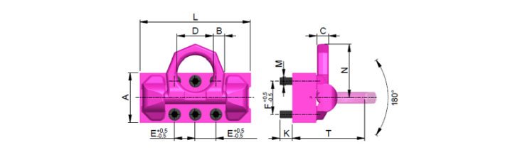 VRBG型路德螺栓型吊環參數圖2