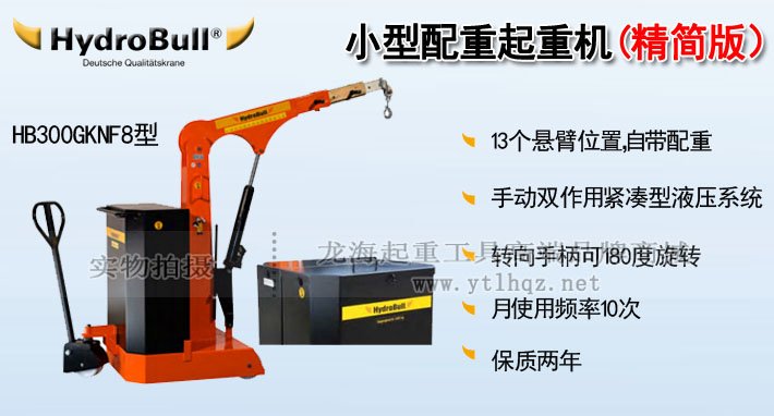 HB300GKNF8小型配重起重機圖片 HB300GKNF8小型配重起重機圖片