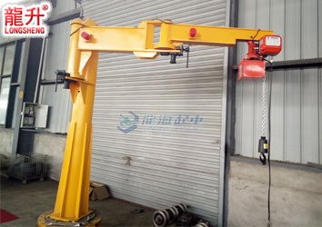 環鏈電動葫蘆搭配懸臂吊圖一 環鏈電動葫蘆搭配懸臂吊圖一