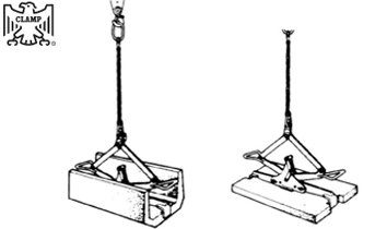 UGA型混凝土制品夾鉗示意圖 UGA型混凝土制品夾鉗示意圖