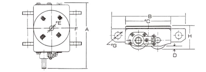 AL-DUW-R手搖搬運(yùn)小坦克尺寸圖 AL-DUW-R手搖搬運(yùn)小坦克尺寸圖
